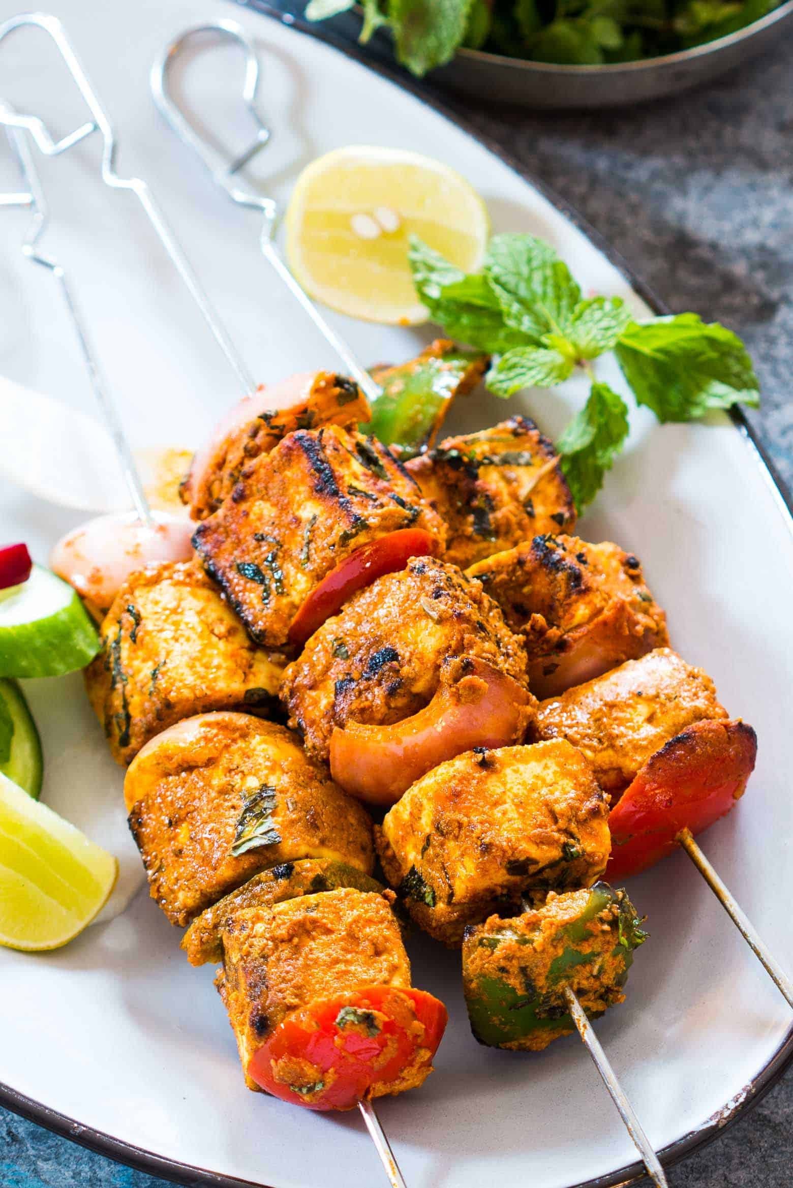 Pudina Paneer Tikka